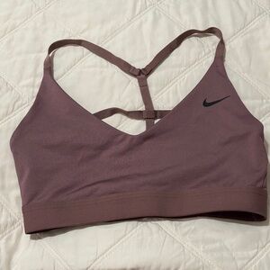 Nike DRI-FIT Women's Light Brown Sports Bra